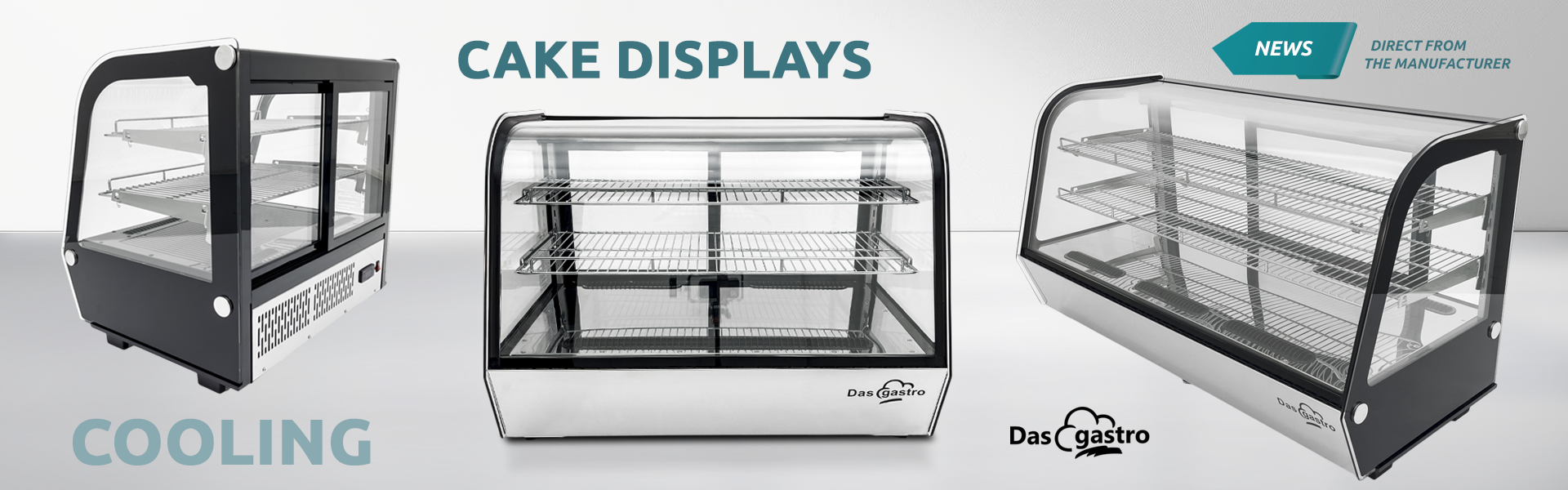 Countertop refrigerated display case
