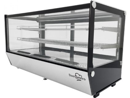 Desktop-Kühlvitrine – 200 l – Silber