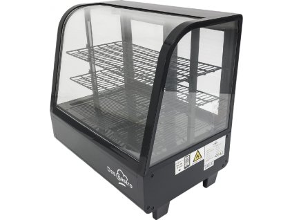 Stolní chladící vitrína - 100 litrů - černá