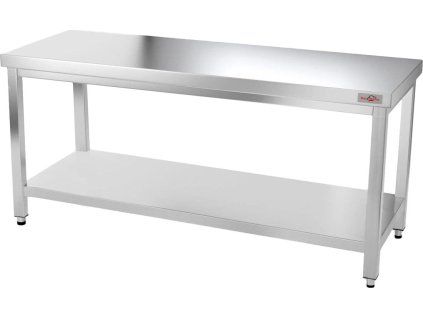 PREMIUM Stainless Steel Work Table with Bottom Shelf and No Back Panel, 1,800 x 600 mm