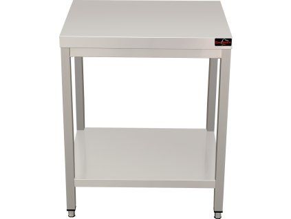 PREMIUM Stainless Steel Work Table with Bottom Shelf (No Back Panel), 700x600 mm