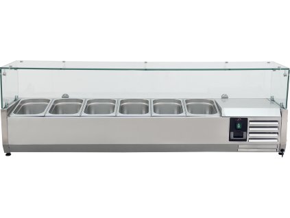 Tischkühlvitrine 6 x GN 1/3 1400mm