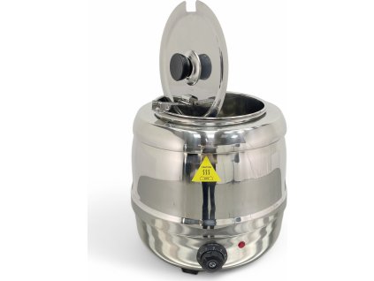 Soup kettle - 10 liters - stainless steel