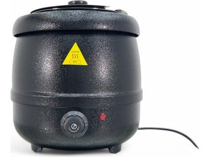 Bollitore per zuppa - 10 litri - nero