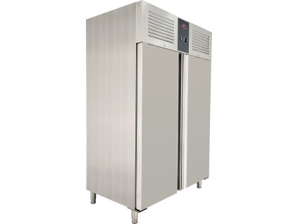 Refrigerator - 1.34 x 0.84 m - with 2 stainless steel doors