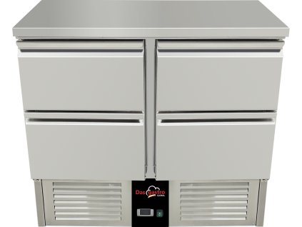 Refrigerated table 0.9 x 0.7 m - 4 drawers