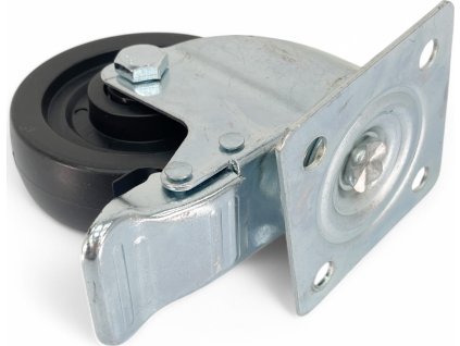 Caster with brake