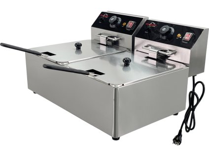 Elektrische Fritteuse - 2x 6 L