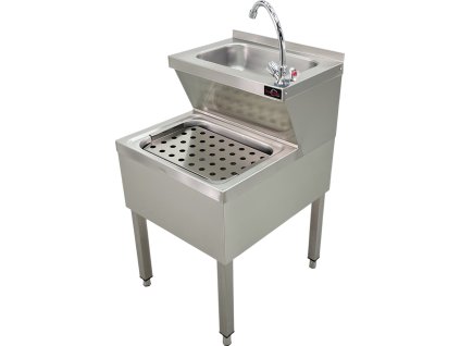 Edelstahlspüle mit Spülbecken