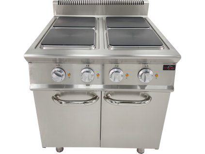 Electric stove 4x square hotplates