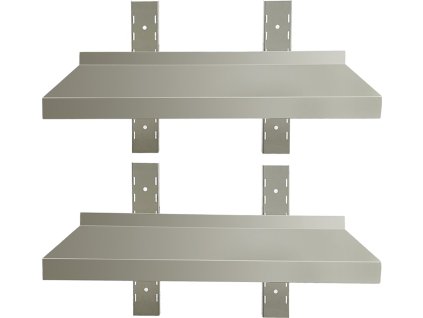 Wall shelf - 0.6 x 0.3m - 2-tier