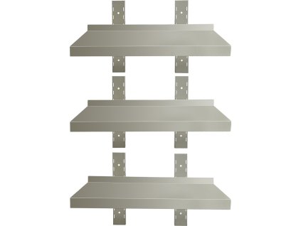 Wall shelf - 1.0 m - 40 cm - 3-tier