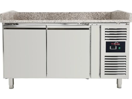 Pizza cooling table - with 2 doors