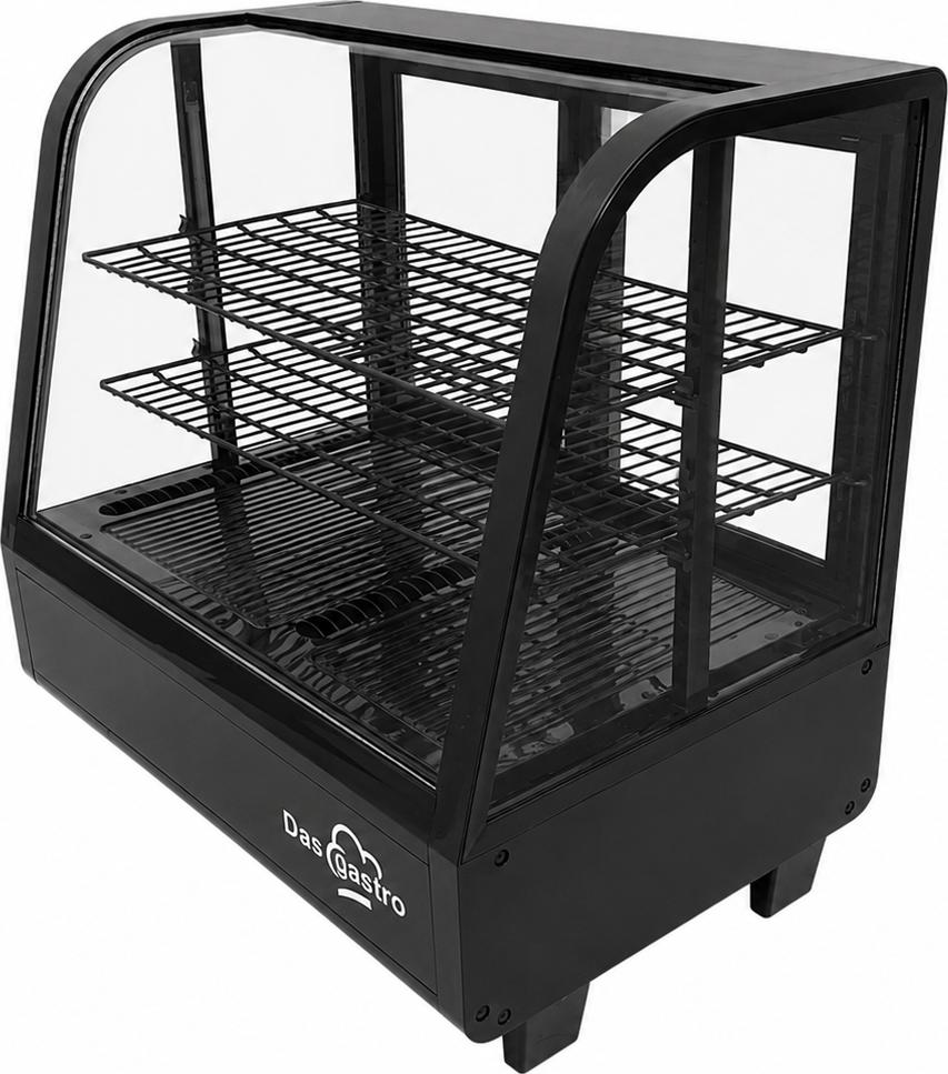 Stolní chladící vitrína - 100 litrů - černá