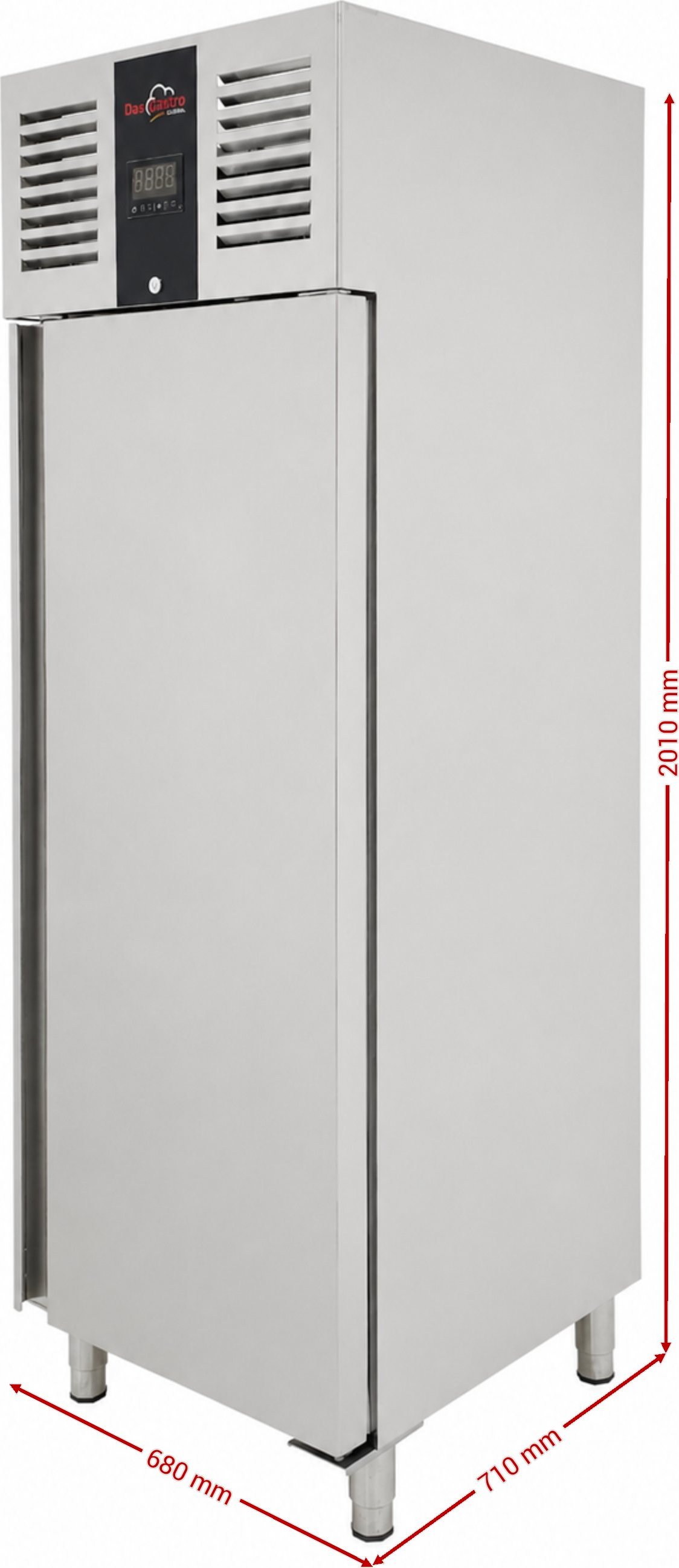 Lednice 400 litrů nerezová