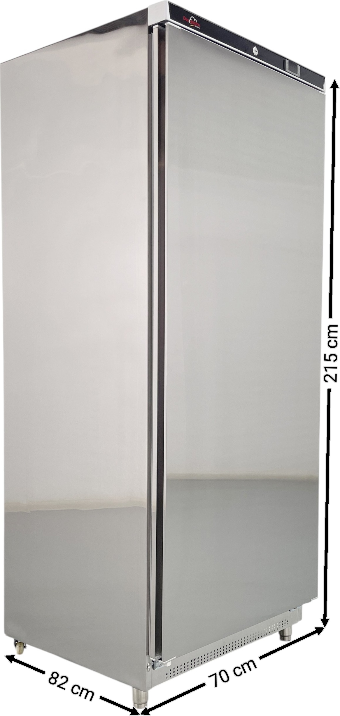 Mrazák 600 L Nerezový