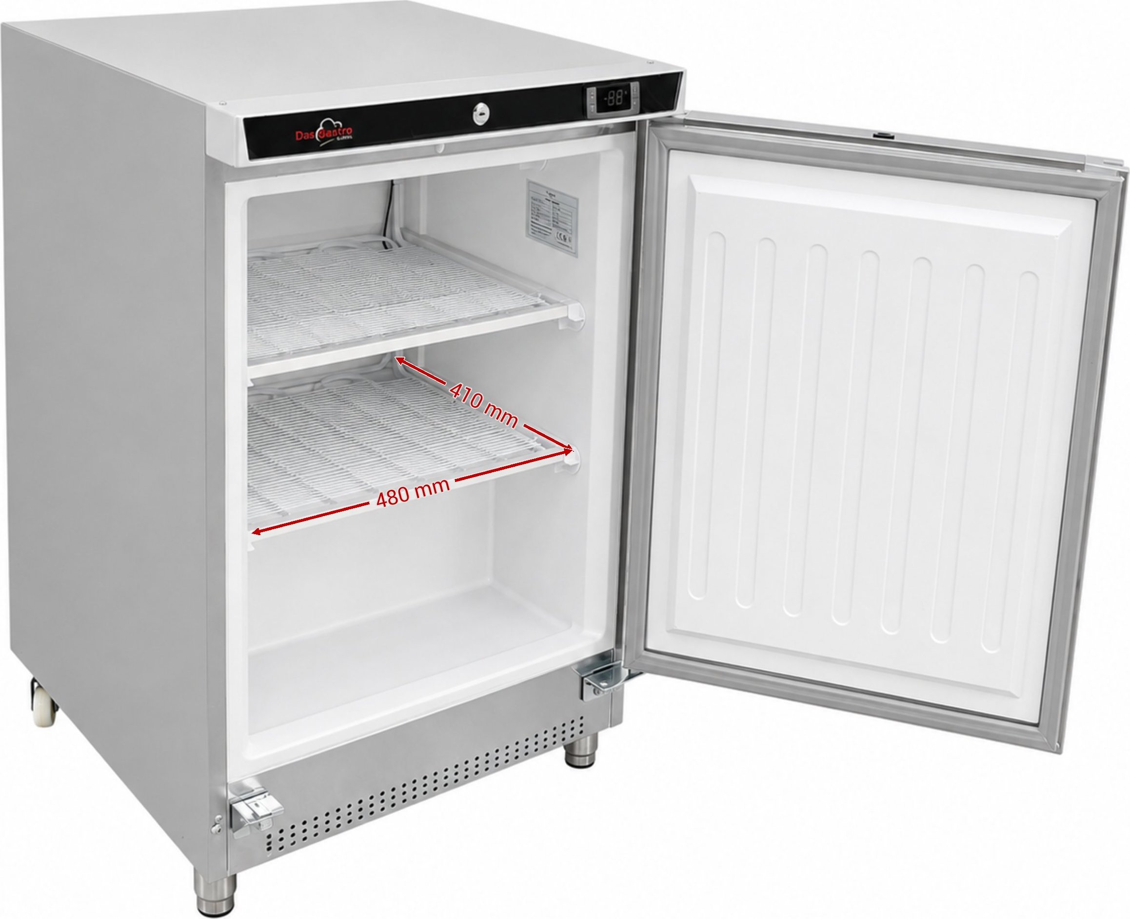 Mrazák 200 l – nerezový