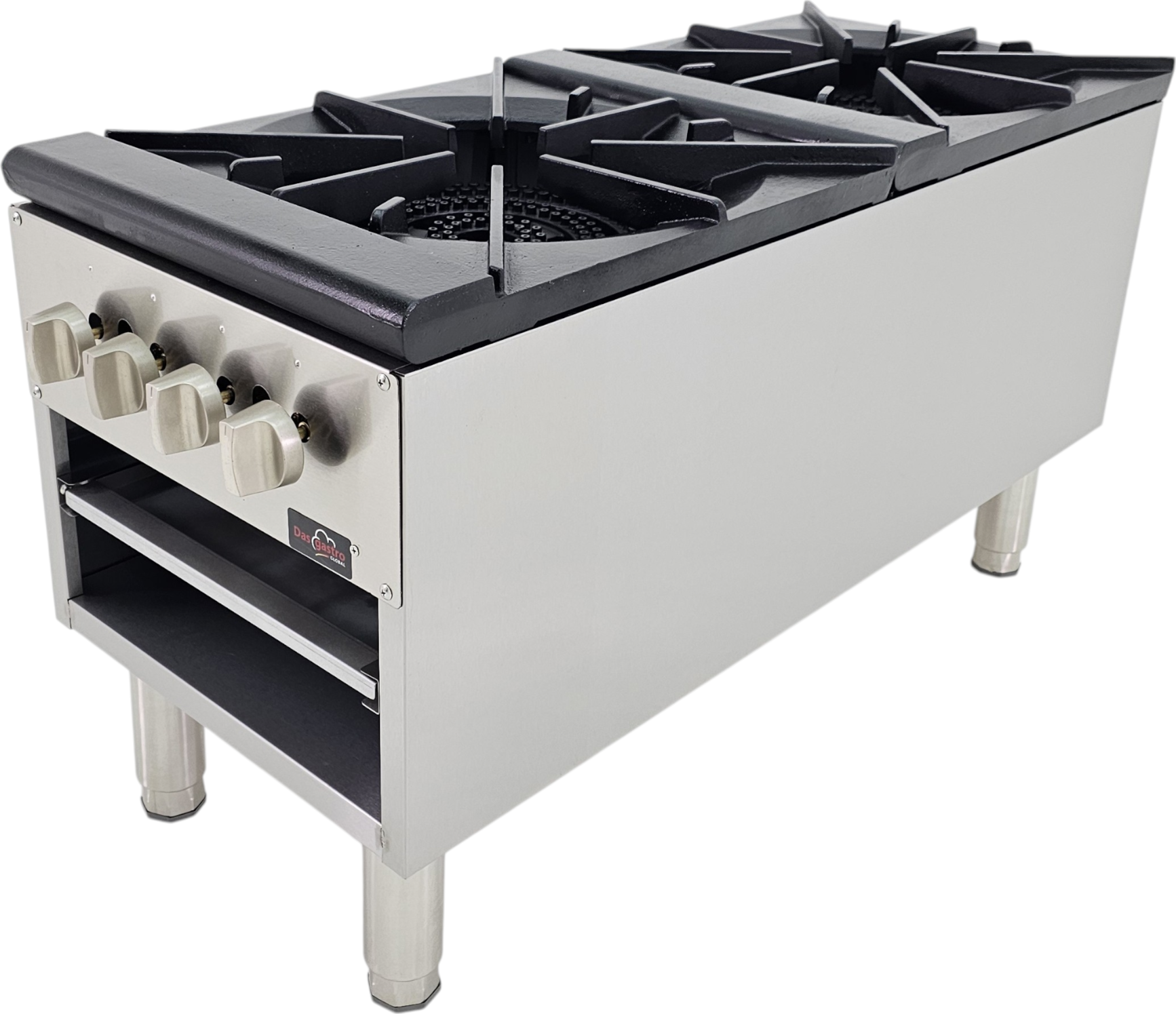 Plynový sporák RB – 2 varná místa / 4 hořáky, 48 kW