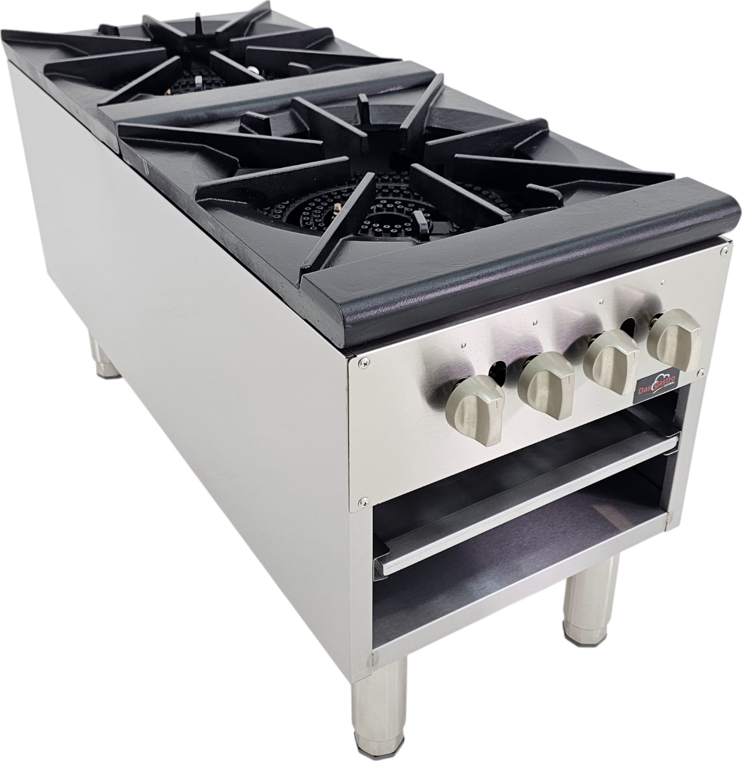 Plynový sporák RB – 2 varná místa / 4 hořáky, 48 kW