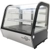 Countertop refrigerated display case - 120L - silver