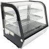 Countertop refrigerated display case - 120L - silver