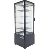 Panoramic showcase - 98 liters - Black