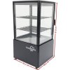 Panoramic showcase - 58 liters - Black