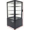 Panoramic showcase - 68 liters - Black