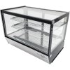 Countertop refrigerated display case - 160L - silver