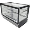 Countertop refrigerated display case - 160L - silver