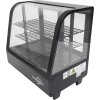 Stolní chladící vitrína - 100 litrů - černá