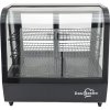 Countertop refrigerated display case - 100L - black