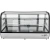 Countertop refrigerated display case - 200L - silver