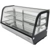 Countertop refrigerated display case - 200L - silver
