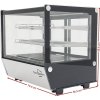 Countertop refrigerated display case - 120L - silver