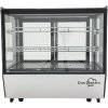 Countertop refrigerated display case - 120L - silver