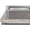 Refrigerated table with saladette and granite top - 0.9 x 0.7 m - with 2 doors