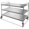 Serving Cart - 1,200 x 600 mm - with 3 shelves