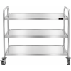 Servírovací vozík – 800 x 500 mm – s 3 policami