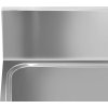 Stainless steel sink for dishwasher - 1.0 m, 1 sink on the right, depth 70 cm