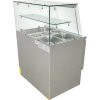 Saladette (GN) - with 2 doors and glass top 900 x 700