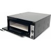 Black stainless steel pizza oven - 910x1120x750