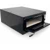 Black stainless steel pizza oven - 910x1120x750