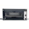 Black stainless steel pizza oven - 910x1120x750