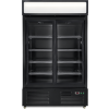 Beverage Cooler - 805 liters - 2 glass doors - black