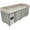 Chladící stůl na pizzu - 2015 x 800 mm - se 3 dvířky