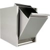 Stainless steel waste bin