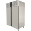 Refrigerator - 1.34 x 0.84 m - with 2 stainless steel doors