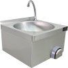 Hand basin – stainless steel, with knee control – 400x400x310 mm