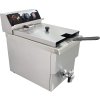 12 liter deep fryer with drain tap